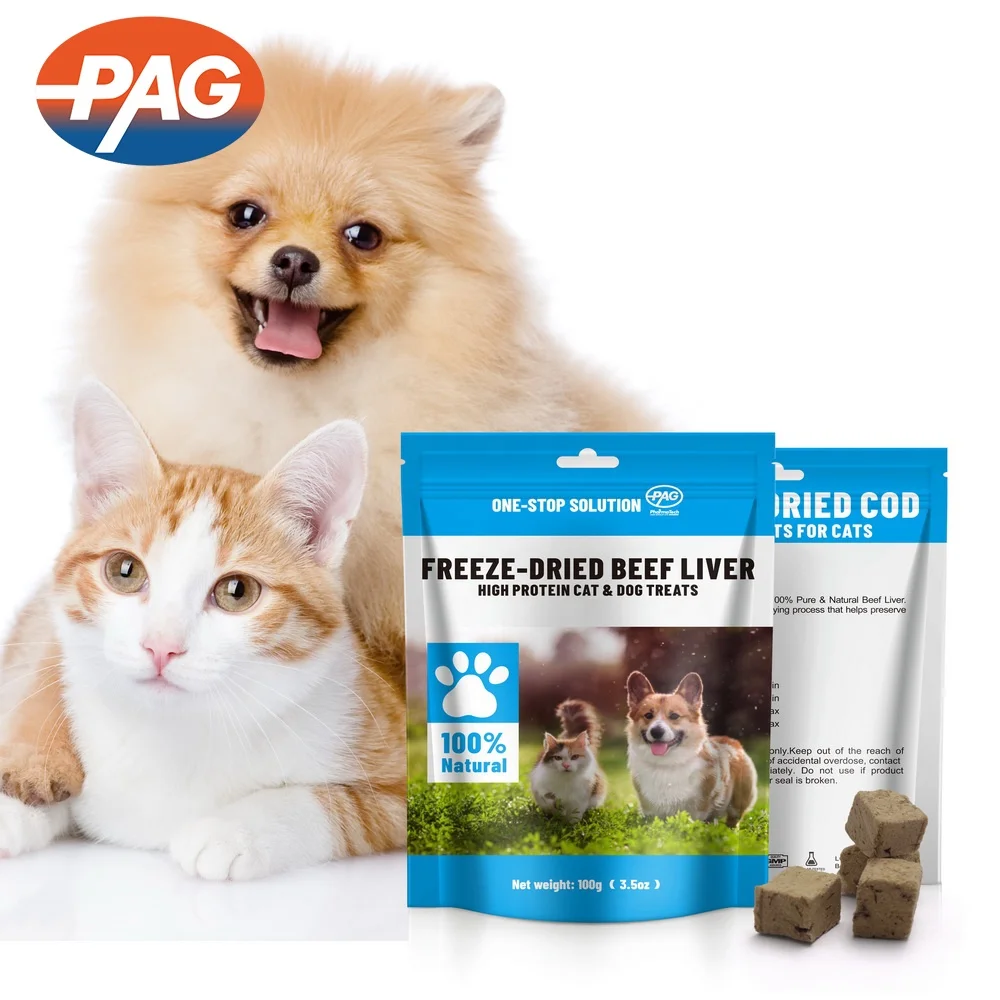 Natural Dog Treats Food Freeze Dried Beef Liver Freeze Dried Dog Treats Private Label Snack Freeze Dried Dog Treats