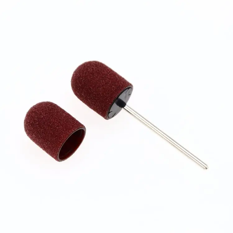 Low Price Brown 5mm 7mm 10mm 13mm 16mm Pedicure Sanding Caps For Podiatry Foot Polishing