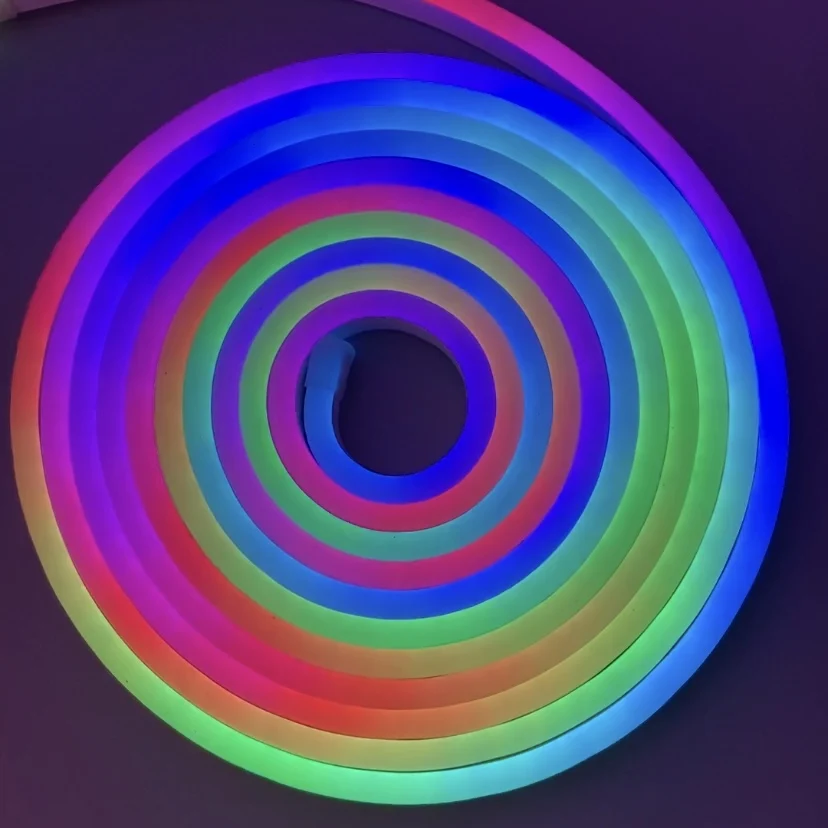 Wholesale 6mm 8mm 12mm diameter waterproof LED neon light source RGB LED point light for outdoor facade decoration