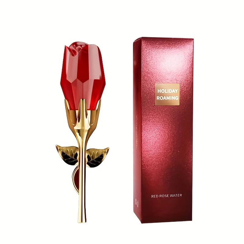 Classic Lady Perfume Red Rose Shape 50ml Perfume Women Long Lasting Fragrance Perfume For Women Eau De Toilette