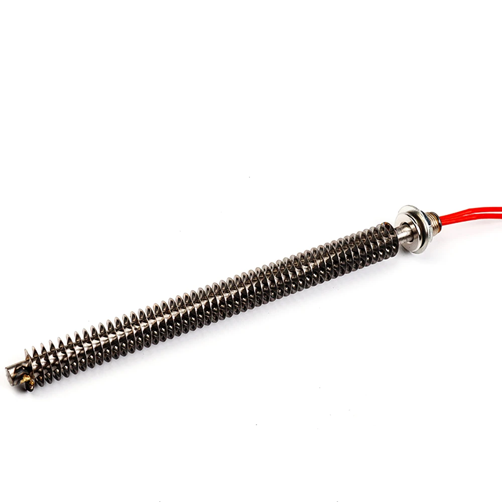 Customized Straight Electric Industrial SS Heat Exchange Tube Fins Cartridge Finned Tubular Heater 1500W