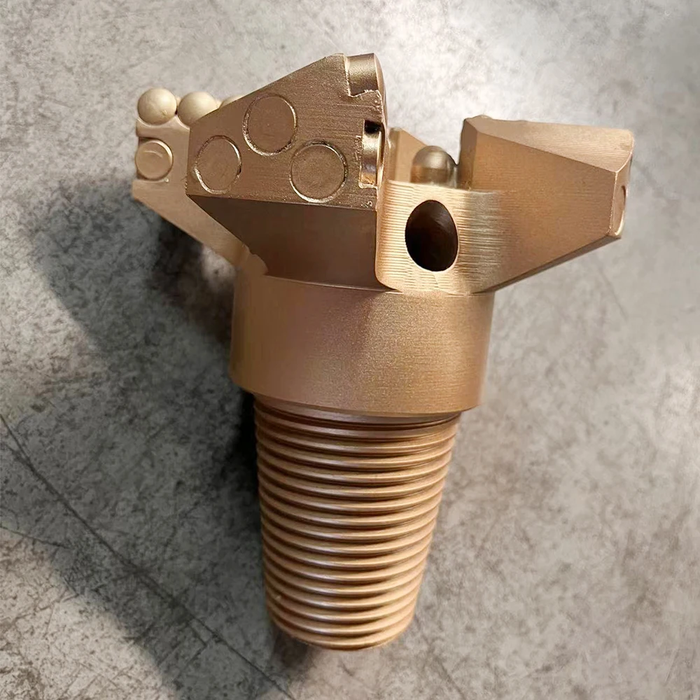 165mm HHWW PDC Concave 4 Wings Drill Bit PDC Gauge Protection Drilling Tools Hard Rock Water Well Drilling