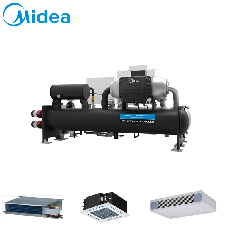 Магнитный центробежный чиллер Midea MagBoost 230RT CCWG230EV 808 7 кВт технология контроля подшипника охладитель воды с воздушным
