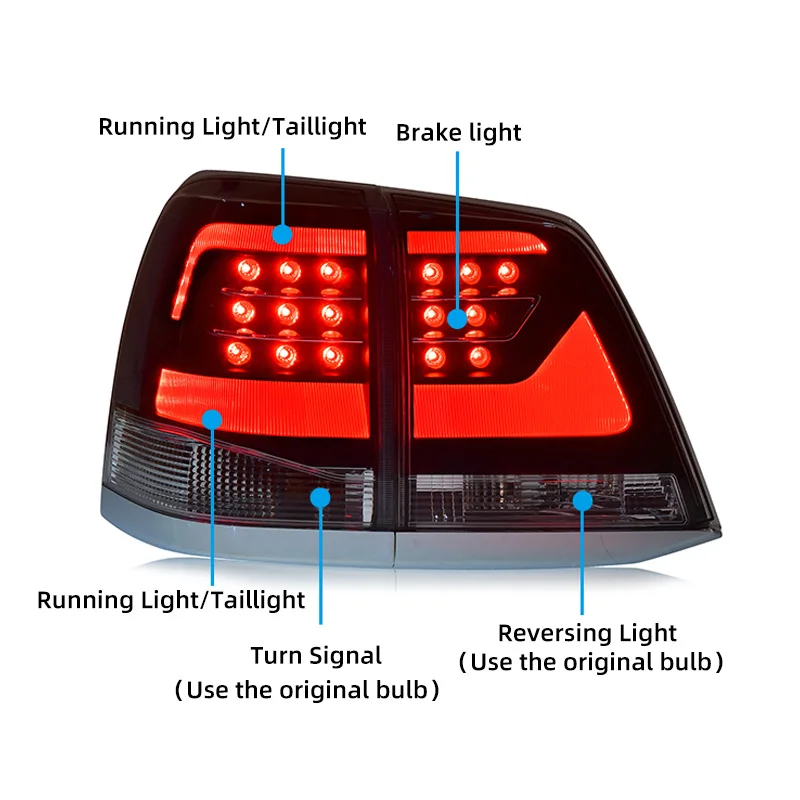 Wholesale Car Led Tail Lamp Modified Led Tail Light For Toyota Land Cruiser Tail light