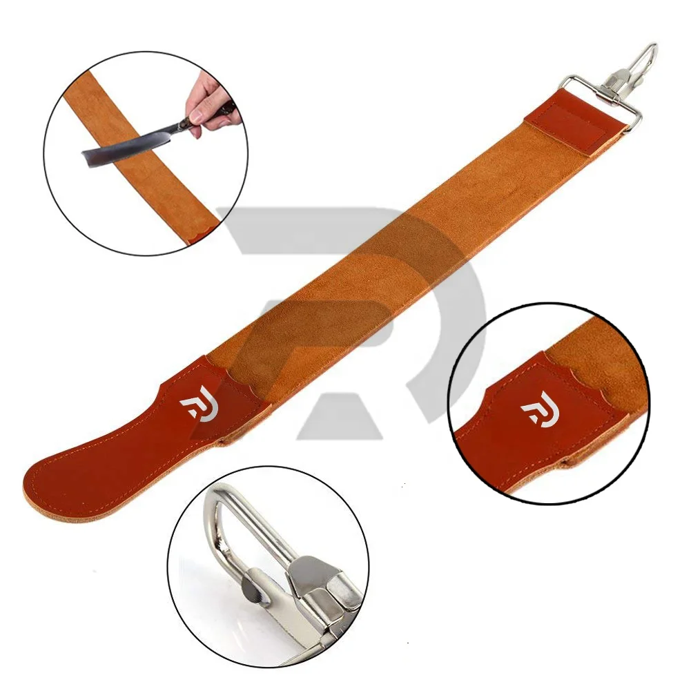 Prestige Razor 2908 Barber Straight Shaving Razor Strop Leather Strop Sharpening Straight Razor for Beard Premium Quality