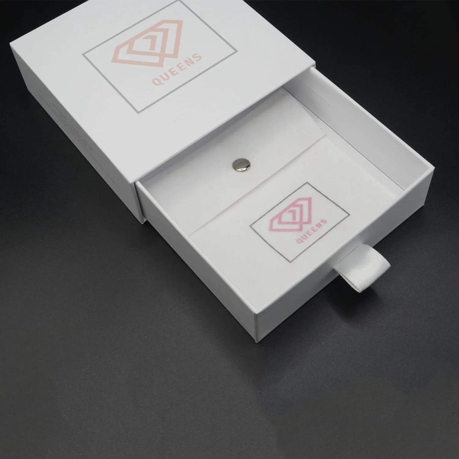 Jewelri Drawer Box Packaging Custom Small Jewelry Sliding Boxes With Logo