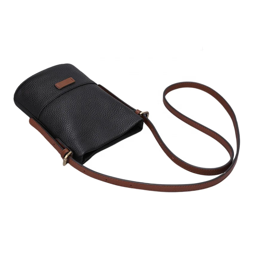 Ladies handbags women bags custom brand 100% genuine leather mobile phone bag small crossbody bag