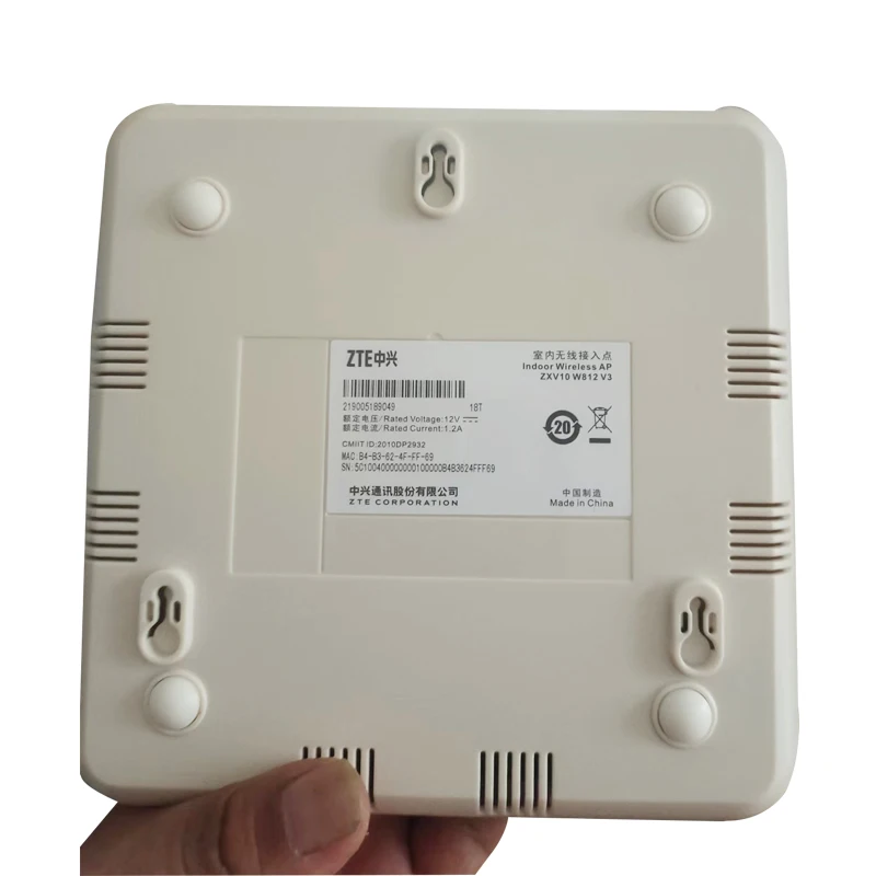 ZTE wireless AP ZXV10 W812V3 indoor WiFi Range Hotspot Wireless Mesh Wall Ceiling Mount Indoor Hotel Wireless Ap Wifi Access