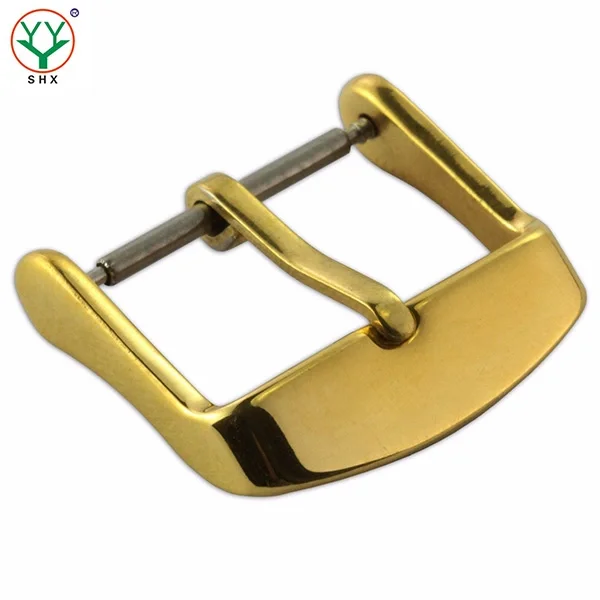 PVD coating wrist watch belt buckle parts stainless steel size  1618 20 22 24 26mm