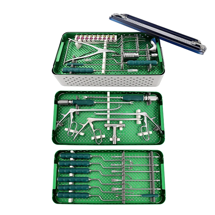 2021 Peek T-Pal Spacer Spinal Lumbar Fixation Orthopaedic Instrument Set Orthopaedics Surgical Tools