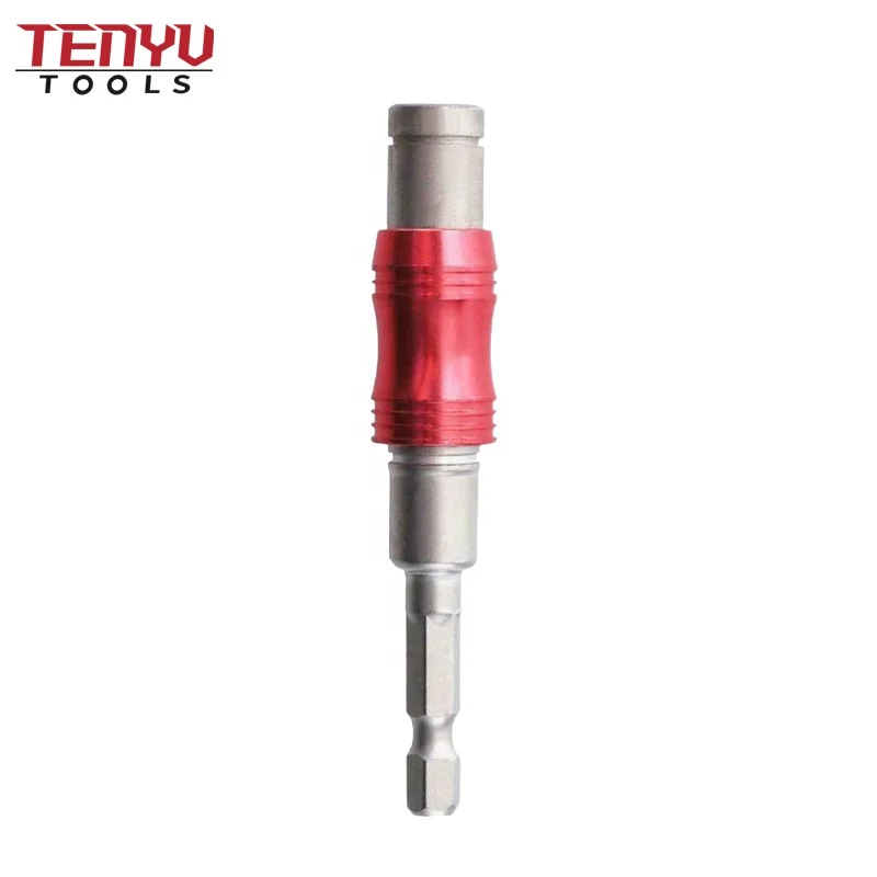 1/4 Inch Pivoting Magnetic Bit Holder Self-locking Multi-angle Screwdriver Bit Extension Rod