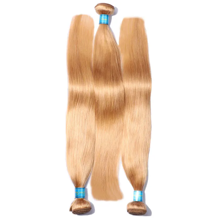 Wholesale 27# Virgin Hair Extension Human Hair,Virgin 10a Mink Brazilian Hair,27# Color Brazilian Human Hair Bundle