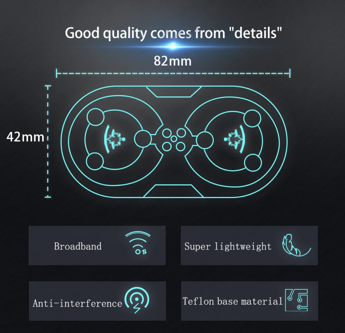 Strigiformes 11dBi Circularly Polarized Antenna Drones Accessories Essential Component fpv uav VR Glasses rtf fpv drones