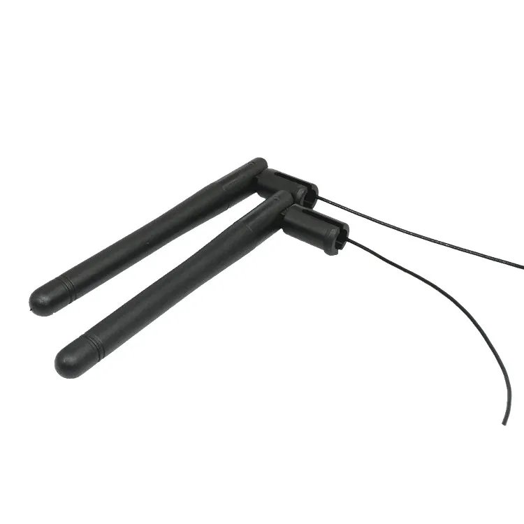 2pcs GSM Antenna External 2Dbi Black Wireless With IPEX Cable