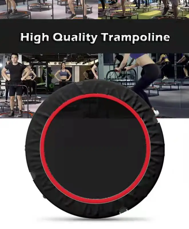 Hot sale safety indoor fitness exercise mini jump bed kids folding trampoline