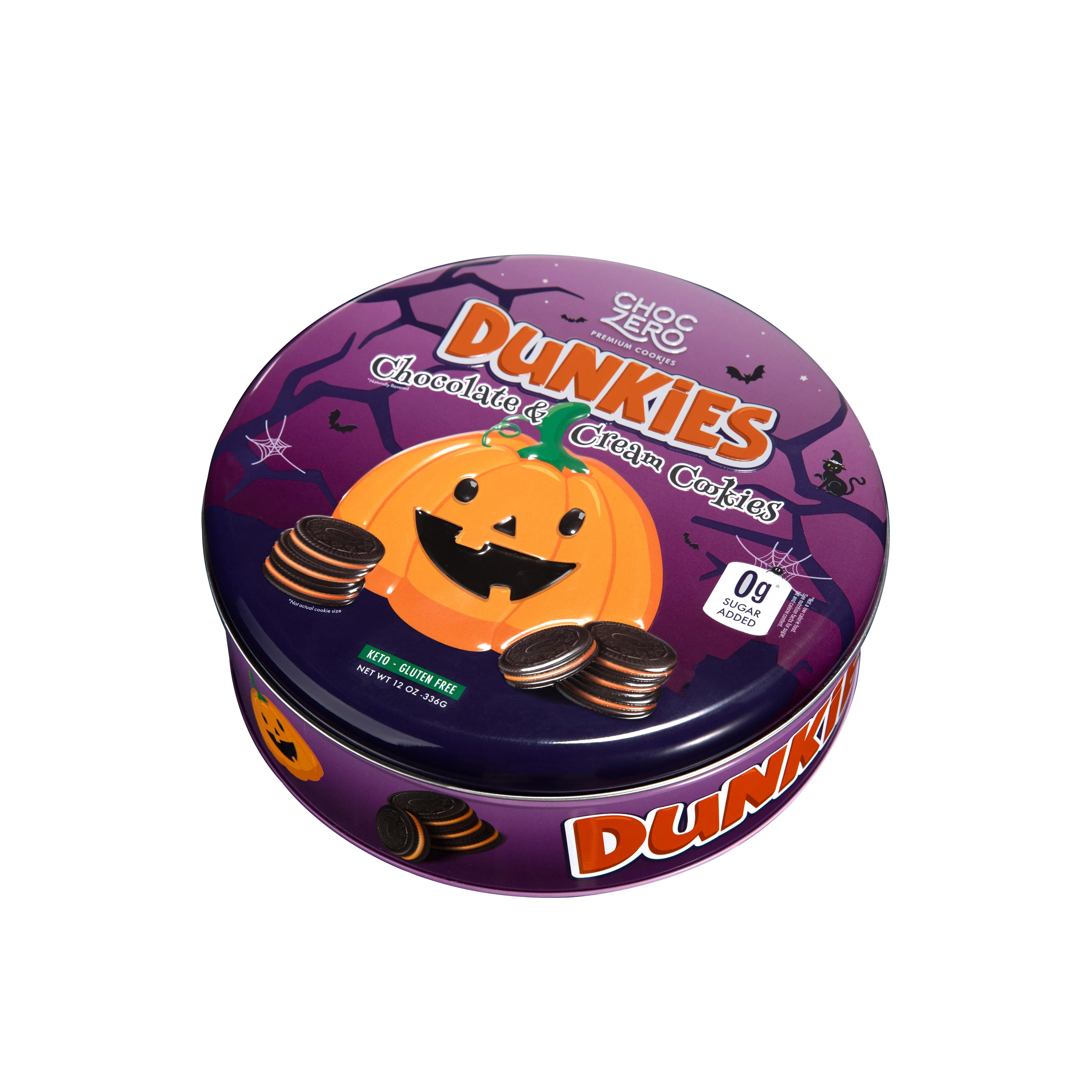 Recyclable Metal Food Tin Box  round Styles for Candy Chocolate Cake Chewing Gum Packing Made of Tinplate