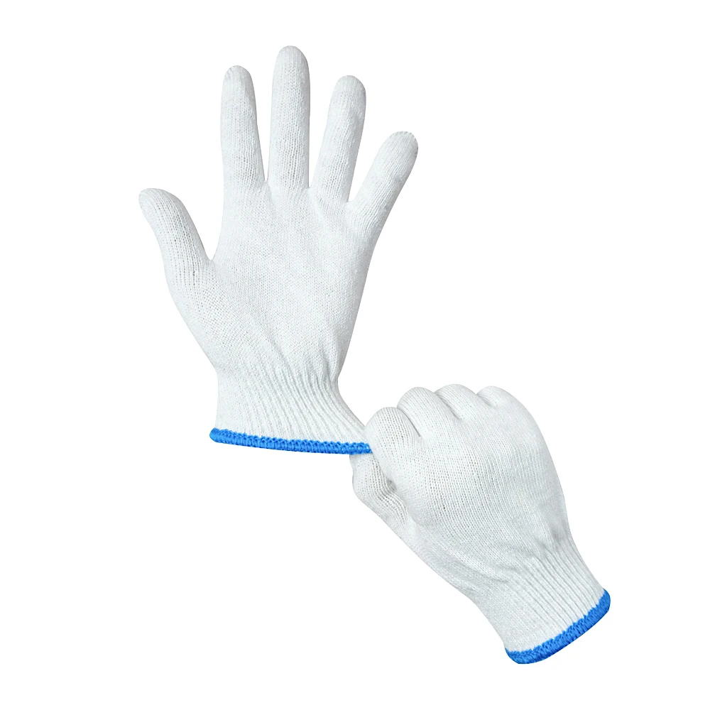 China Manufacturer Cotton Gloves 10 Gauge Working Gloves Construction Knitting Safety Work Gloves For Garden