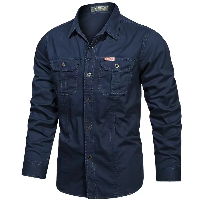 Cotton High Quality Casual Street Cowboy Shirts