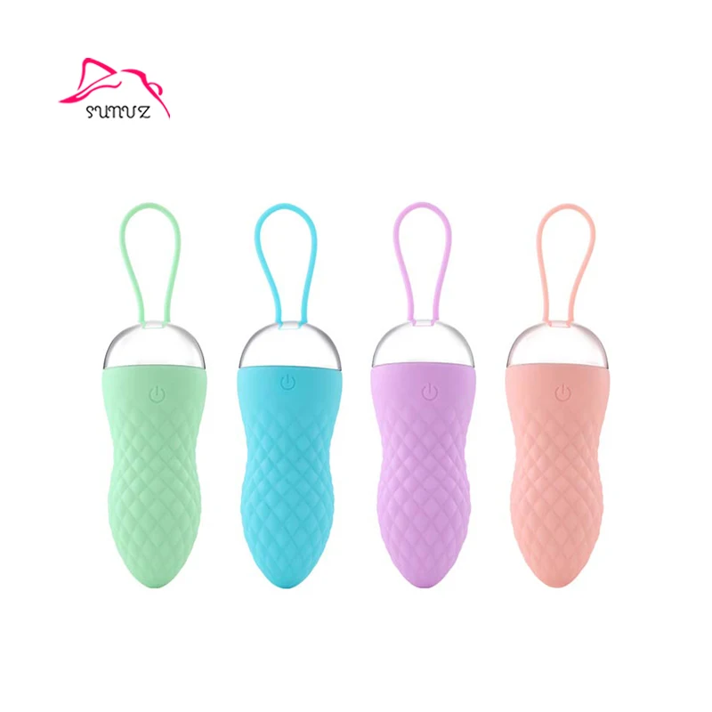Sunfoo 4 Color Medical Silicone Remote Control Vibrating Egg For Females Sex Toy Wireless Egg Vibrator