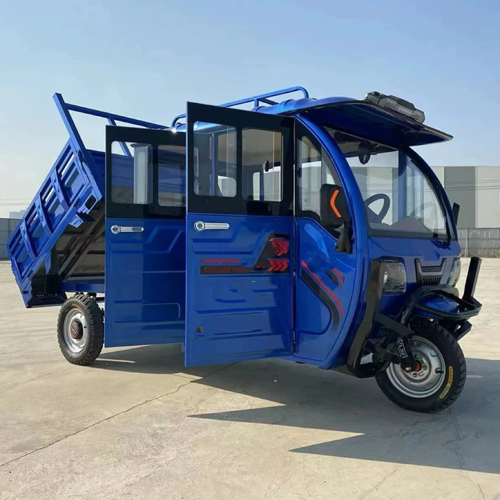 Best-Selling China Petrol-Electric Hybrid Tricycle Passenger and Cargo Motorized Tricycles