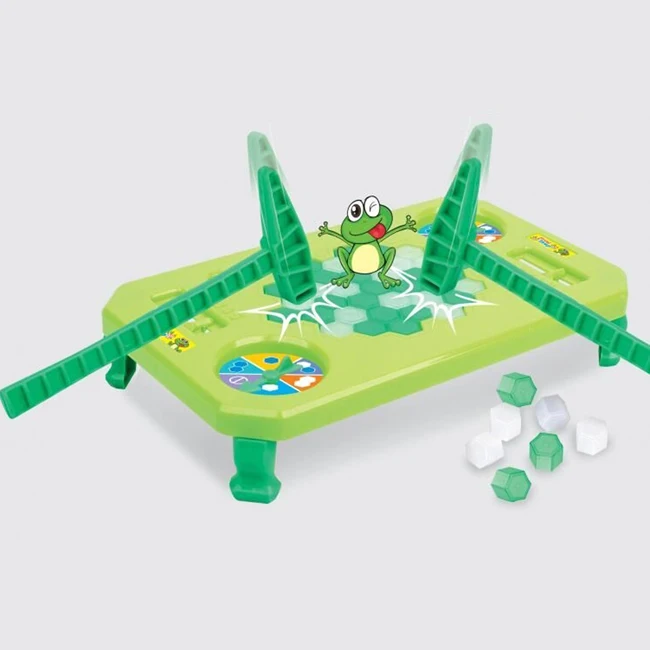 Kids game set mini frog trap table toy ice block breaking set amusing educational toys and games for boys and girls