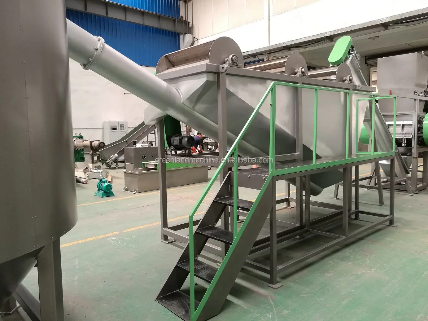 
Greenland waste PET bottle washing recycling machine 