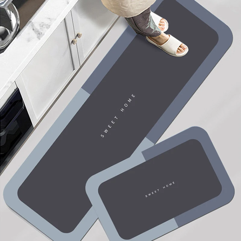 Innovative Bathroom Runner Rug Mat Super Absorbent Quick Dry Rubber Backed Dirt Resistant Bath Rugs Mats for Bathroom Non Slip