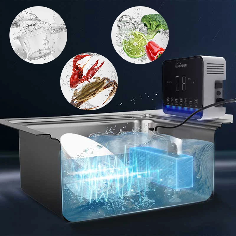 wholesale multifunction 400W dish vegetables washing machine household ultrasonic cleaners with examining report