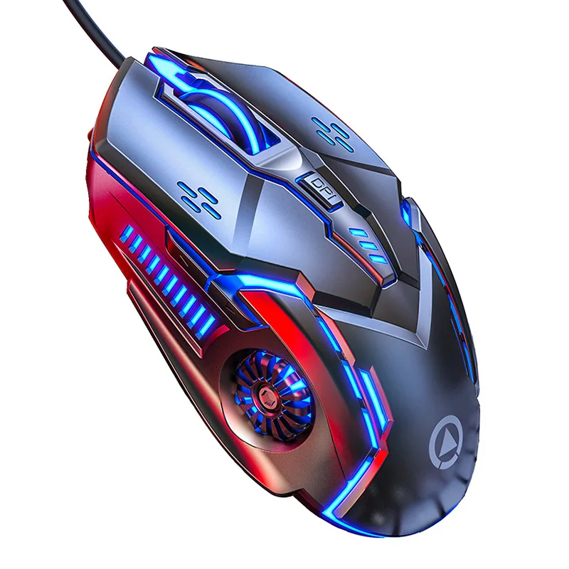 Original Wired Mouse BackLight High Sensitivity 6 Keys Macro Programming Gaming Mechanical Mouse For Game Computer Tablet PC