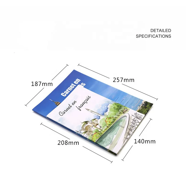 High Quality Exercise Book French Lines Notebooks with Different Style School Exercise Book