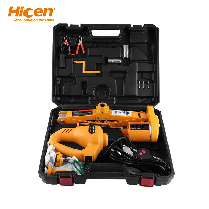 Hicen Professioanl 1.5Ton Electrical Lifting Customized Repairing Scissor Car Jacks