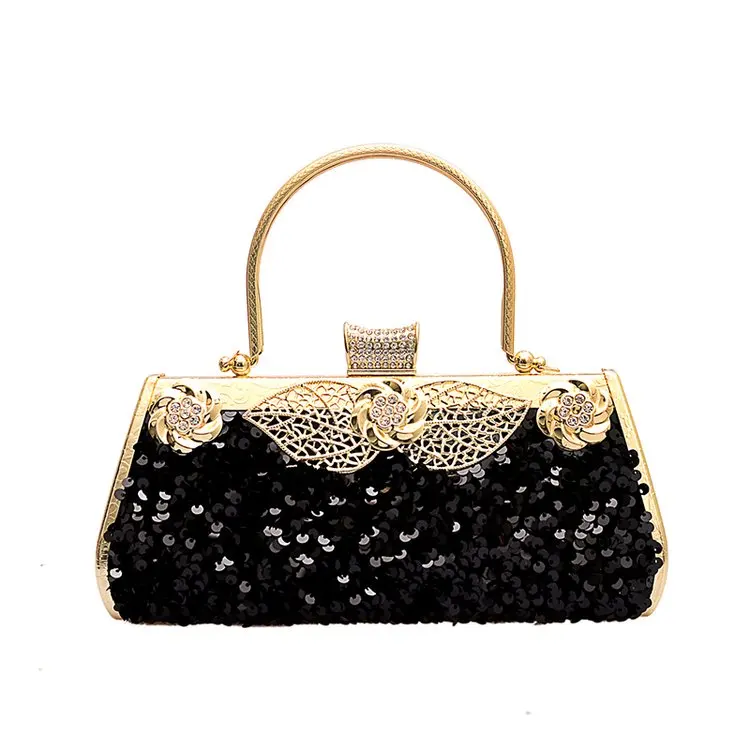 
Wholesale Sequin Lady Bags Elegance Women Evening Bag Fashion Clutch Handbag Purse for Woman 