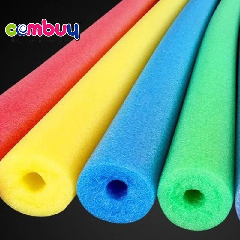 Outdoor kids play hollow floating foam rod for swimming
