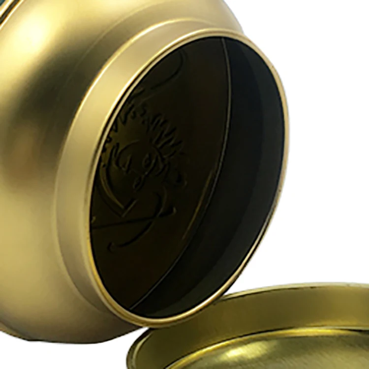 18 Years Factory Custom Special Shape Tinplate Box America Coffee Packaging Metal Box Dia120x90(h)mm or Customized Size XH12090