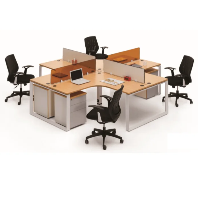 Modern Office Furniture Desk Workstation Open Space 2 4 6 Person Seater Office Work Station