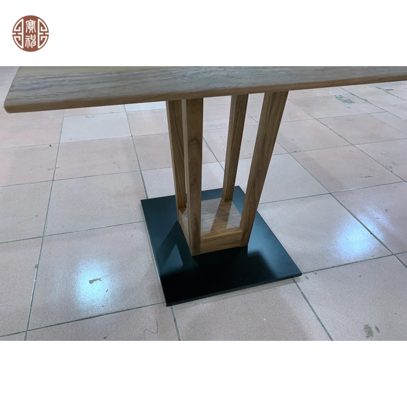 Walnut Wood Dining Table For Hotel Restaurant Wooden Table Manufacturer