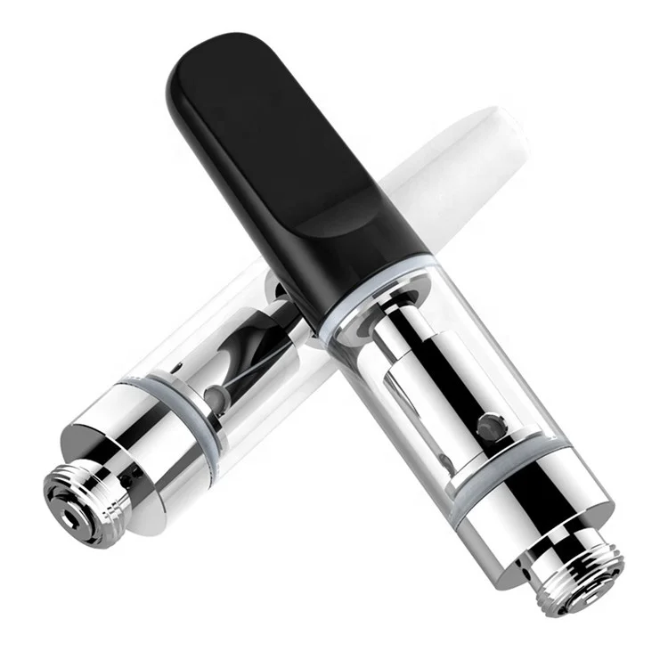 Private Label 510 Glass Empty Carts 0.5/1Ml Capacity Tank Ceramic Cartridge Vape Cbd Oil Bulk Pen Wax Cartridge