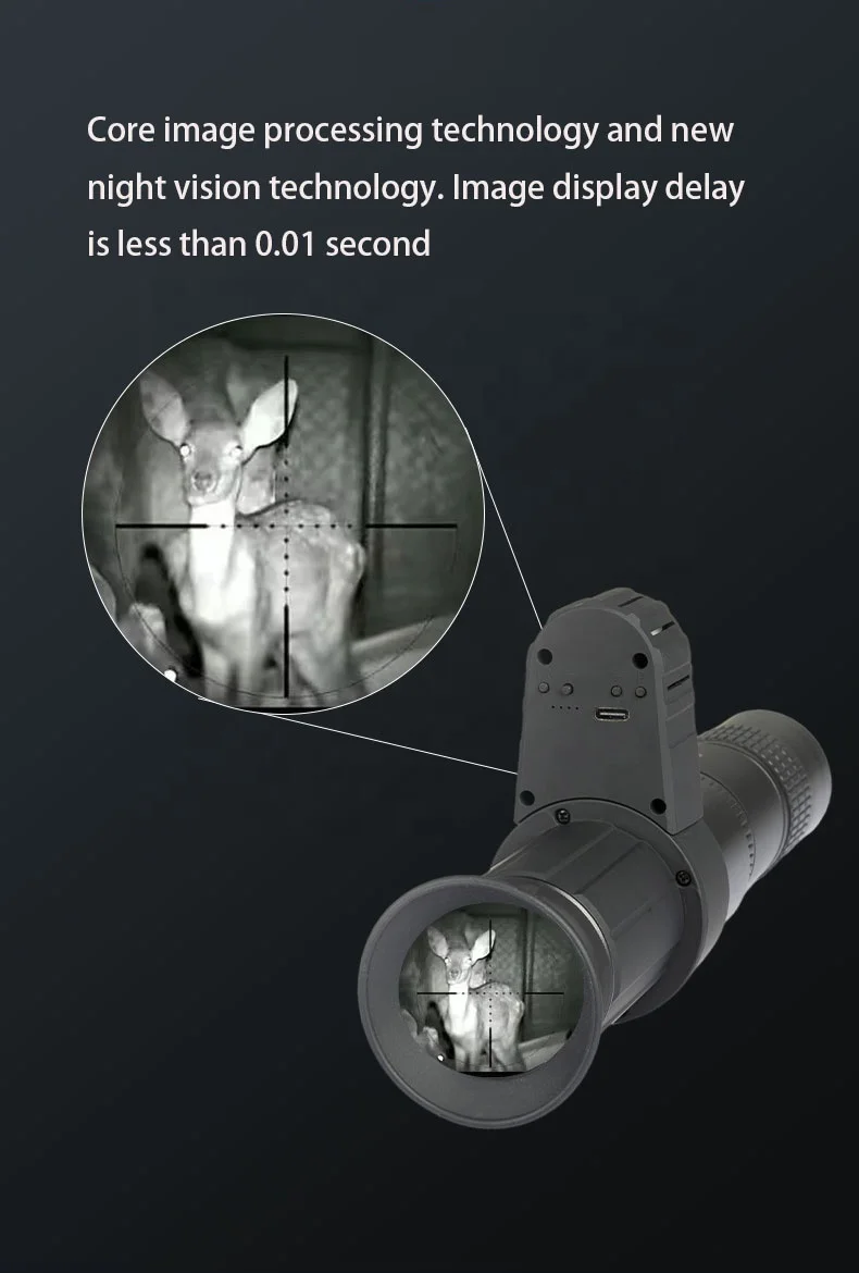 10-30X 4K Digital Night Vision Telescope 1080P Hunting Scopes Tactical Sight Hunting Smart Optical Scope for Hunting