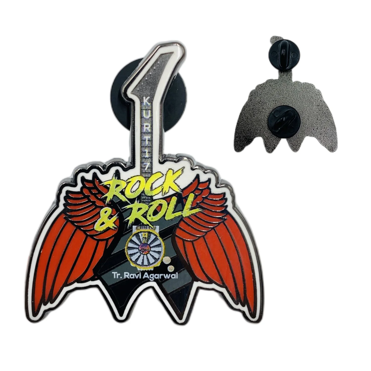 Xieyuan Wholesaler Design Hard Rock Custom Musical Instruments Guitar Piano Badge Pins With Soft Enamel Lapel Pin