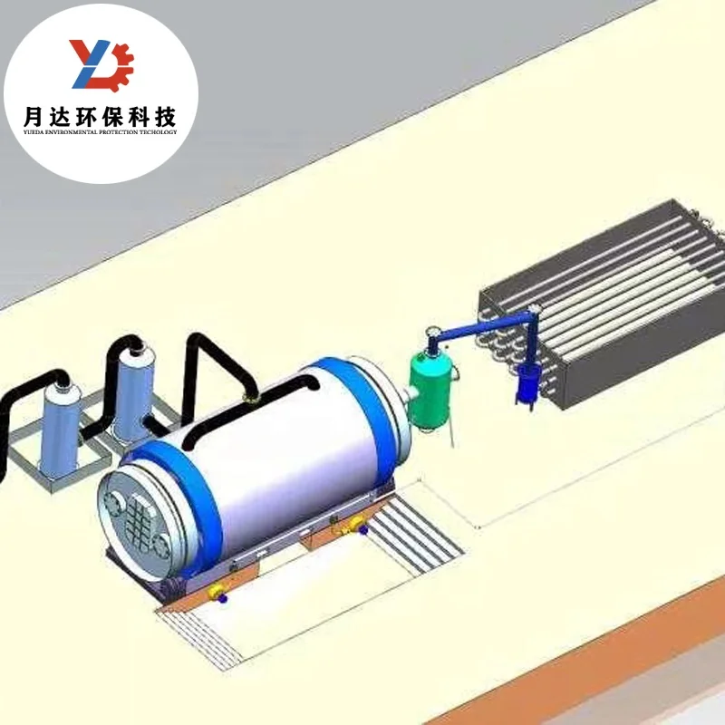 CE certificated Pyrolysis Plastic To Oil Plant with new patents