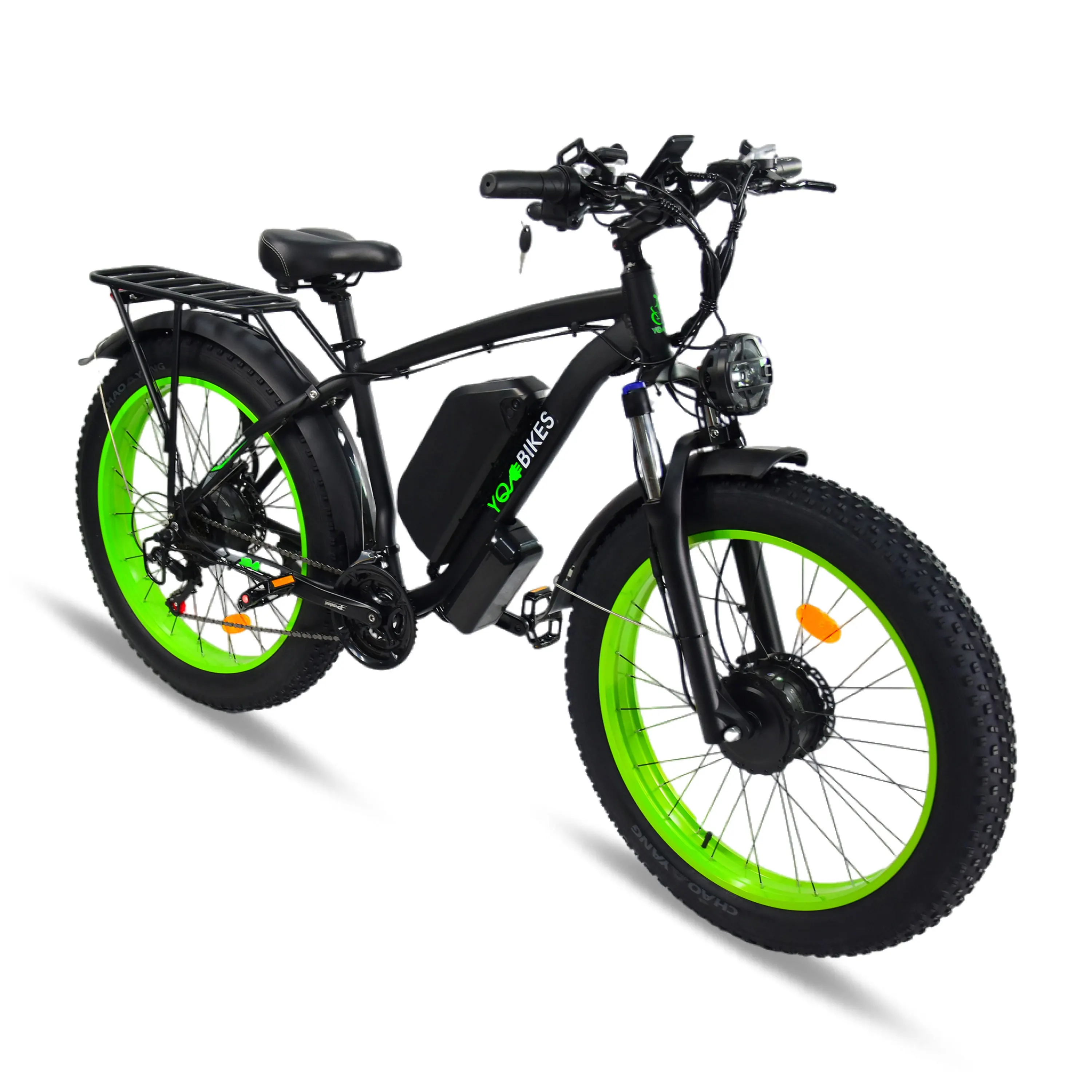 U08 New Dual Motor E-Bike Factory Wholesale Electric Hybrid Bike  26x4.0 Inch Fat Dirt Ebike 2000W 23Ah electric Bike Adults