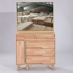 Simple dresser storage cabinet integrated small makeup desk