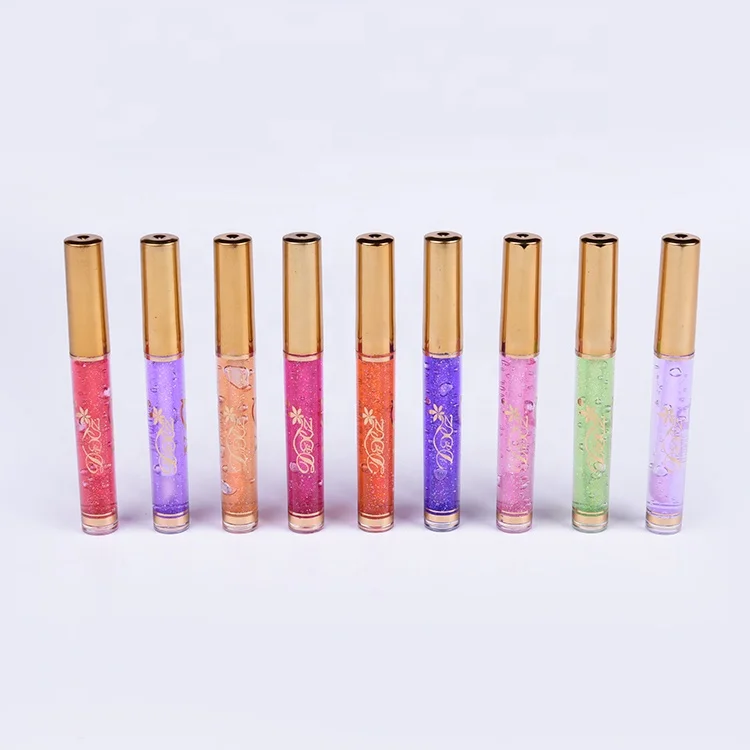 New arrival long lasting matte lip gloss makeup top selling private label colored clear glitter shiny  lip gloss