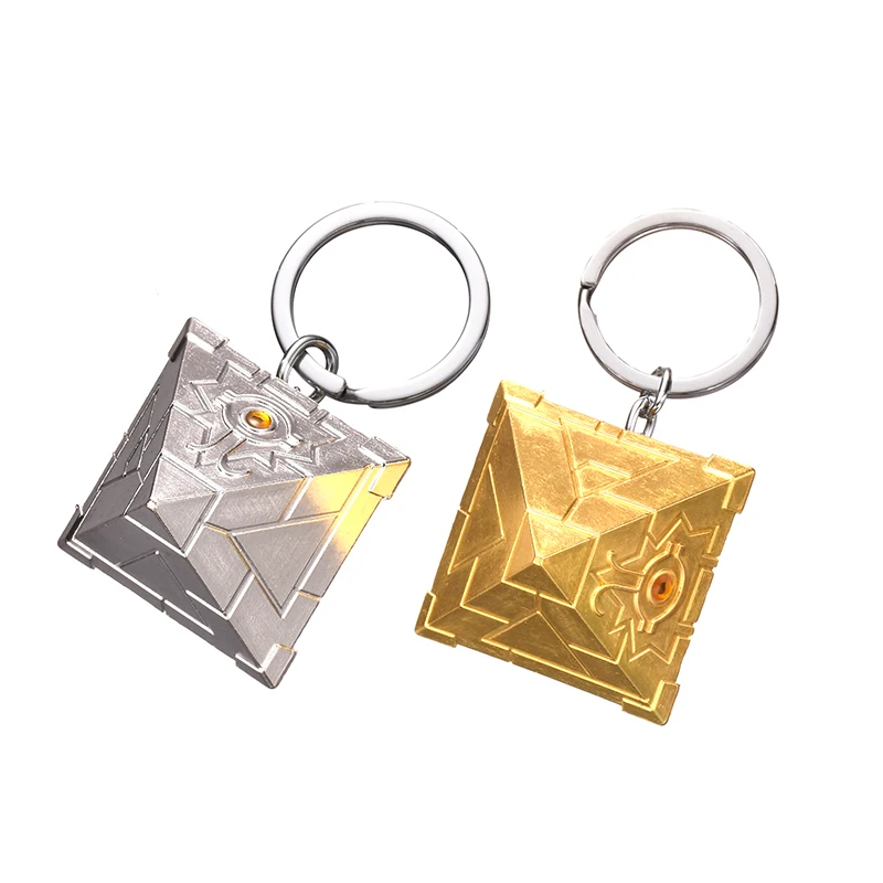 Hot Zexal Anime Jewelry Metal Yugioh Cosplay Pyramid Of Horus Yu Gi Key Ring Holder Keychain