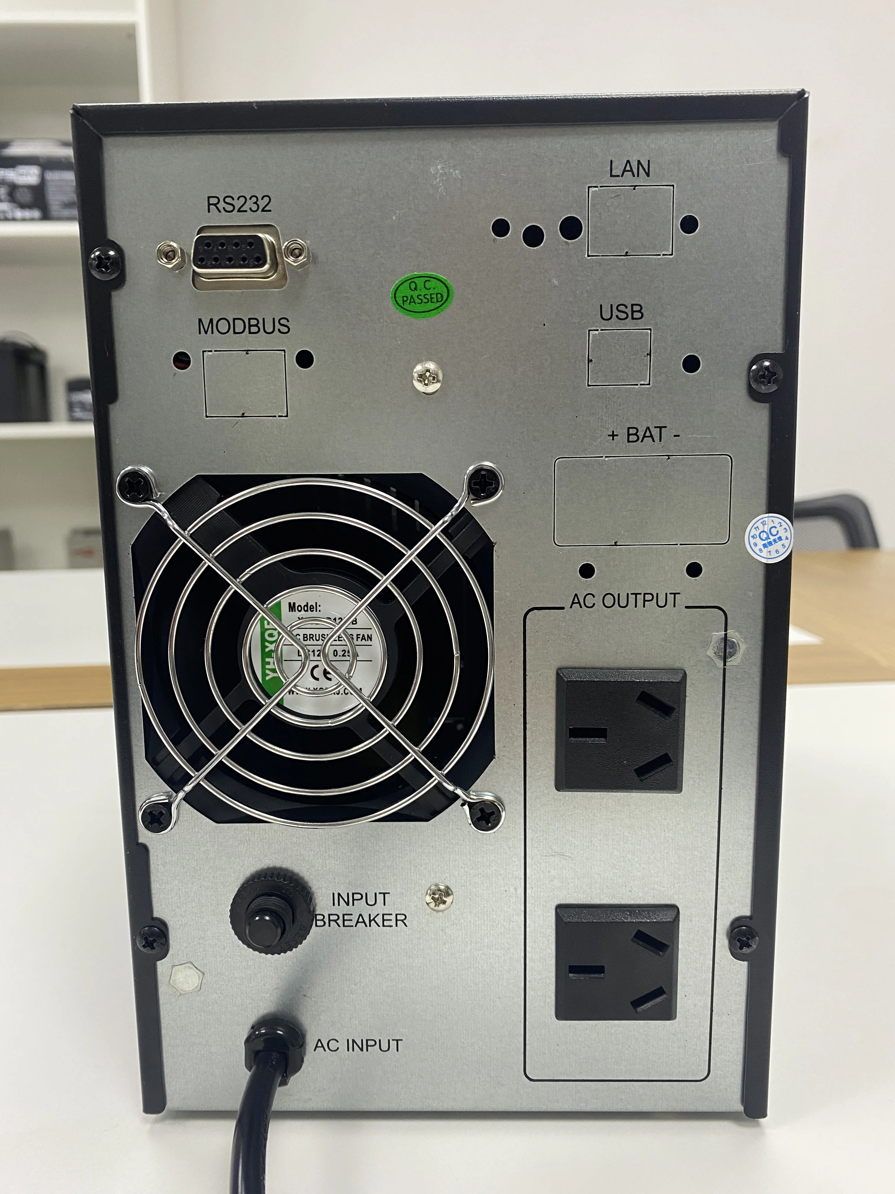 110VAC 1KVA 2KVA 3KVA lithium UPS inbuilt lithium battery pure sine wave out PF0.9 online UPS rack mounted type optional