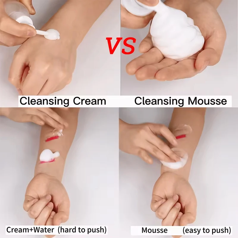 Face Wash Facial Cleanser for Sensitive Skin Makeup Removing Amino Acid Cleansing Mousse Hydrating Amino Acid Facial Cleanser