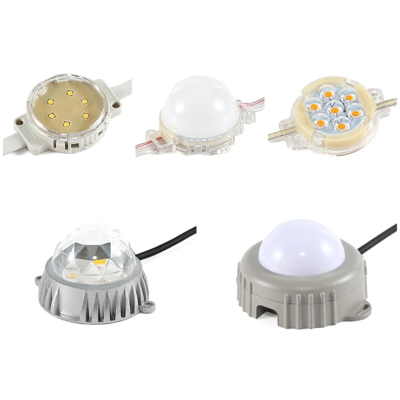 Fast Delivery Led Point Light Source Seven Color Running Lights 9mm Single Color Pixel Led Light