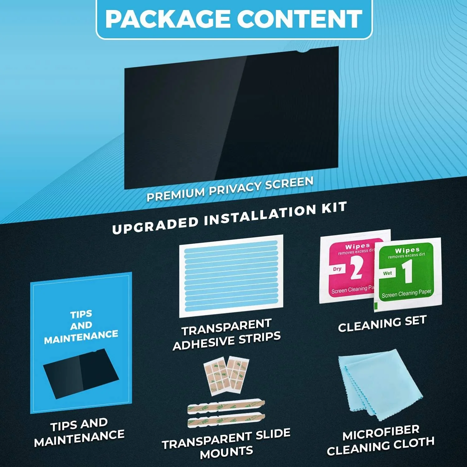 24 дюймов компьютер с сенсорным экраном монитора приватные экранные фильтр для монитор 16:10