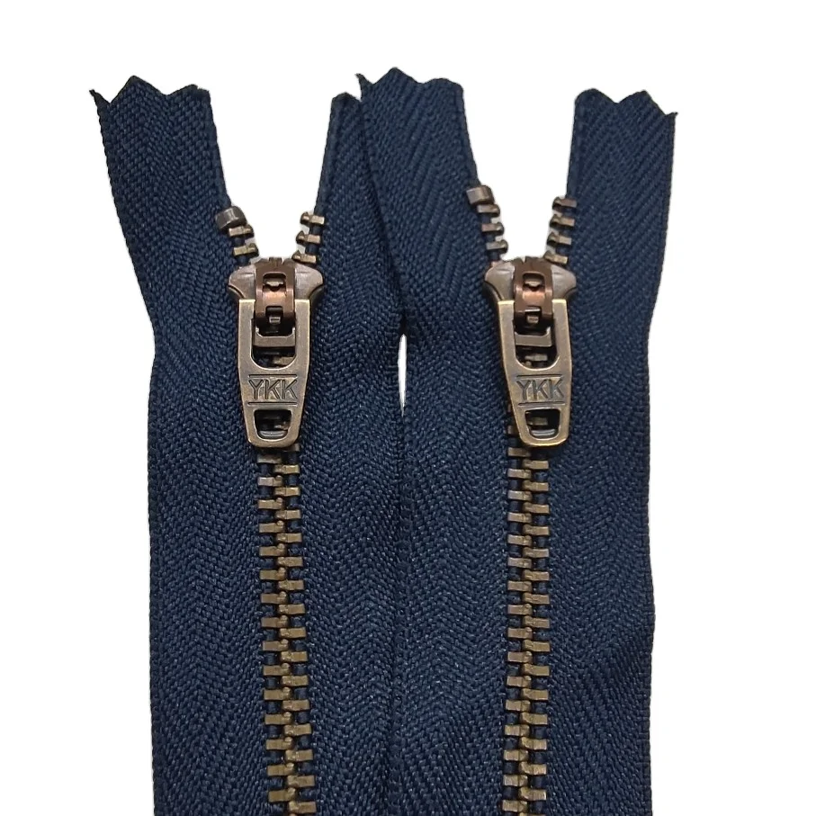 antique brass zipper best jeans zipper 3# zipper yk for jeans k