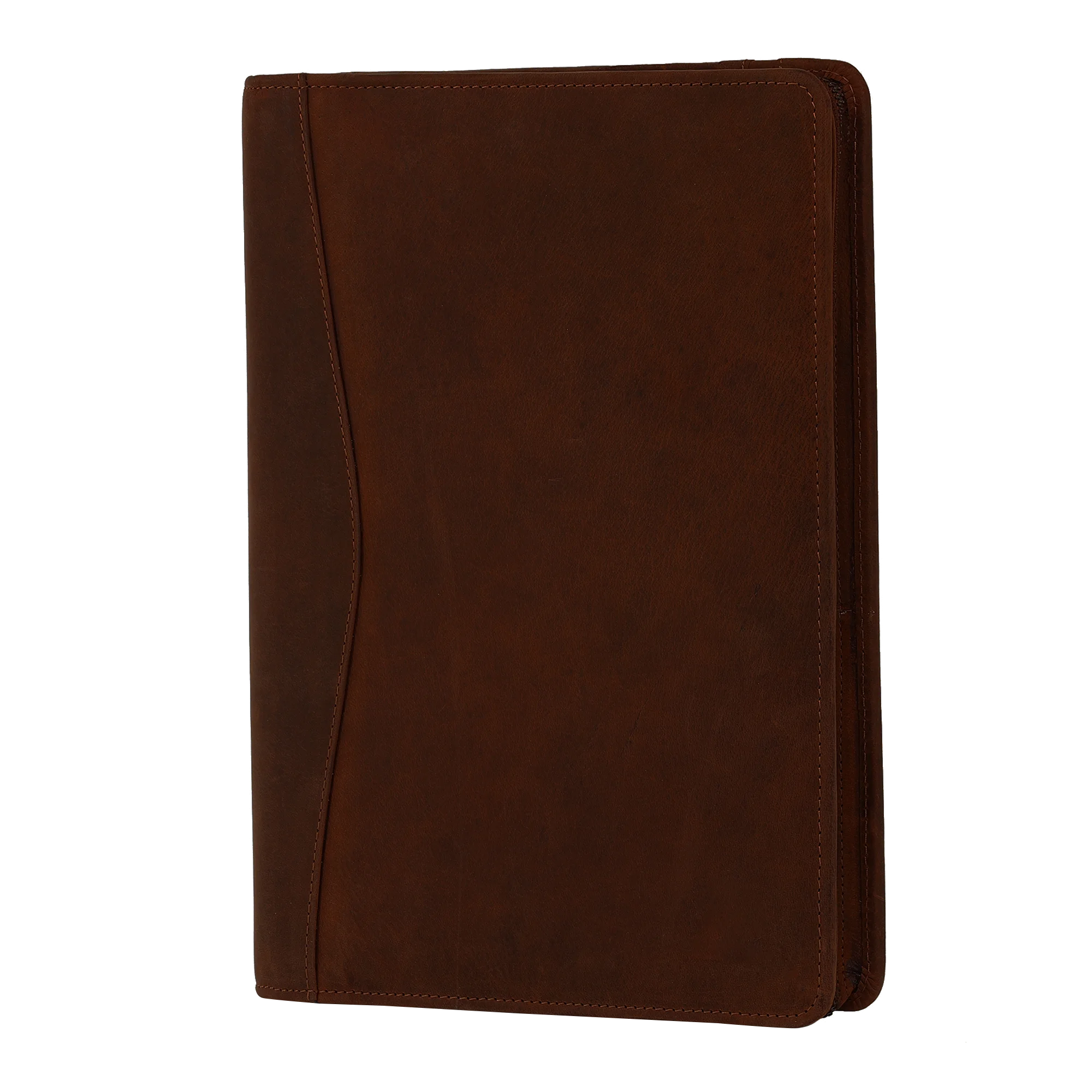 Business Portfolio Professional Organizer Gift for Men & Women Durable Leather Supreme Padfolio Zippered Closure